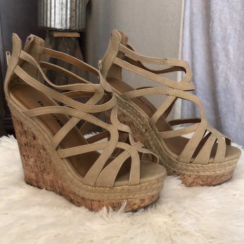 Tan wedges